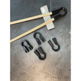 Asya Design 5 Adet Sushi Chopstick Tutma Aparatı (Chopstick Öğrenme Aparatı) - Siyah