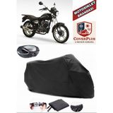 Asya Elegant 150 Branda Siyah Arka Çanta Uyumlu(Topcase) Motosiket Brandası Motor Örtüsü Çadır Su Geçirmez Motosiklet Kılıfı Motor Brandası,lastikli,taşıma Torbalı