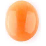 Asya Gems Selenit Oval Doğal Taş - Masaj Taşı