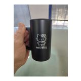 ASYA GIFTS Hello Kitty Termos Mug ( Paslanmaz Çelik 280 ml ) Siyah Çap : 6 Cm - Boy : 11,50 Cm El Yakmaz