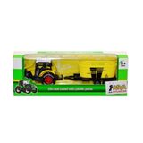 Asya Oyuncak 18 Cm Römorklu Metal Traktör 955-167-Sarı
