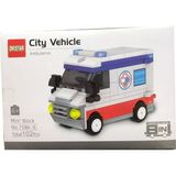 Asya Oyuncak Asya C7770-758A Dıplay Kt. Bricks Ambulans - 102 parça