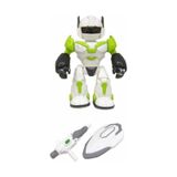 Asya Oyuncak Işıklı Sesli 360 Derece Dönebilen Yeşil Robot 19727-605