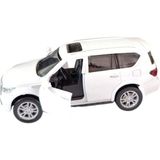 Asya Oyuncak Kt. Metal Işıklı Sesli Jeep FY6208-12D-BEYAZ Araba - 10 cm