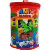 Asya Oyuncak Lego Ant Bloklar 80 Parça Çantalı
