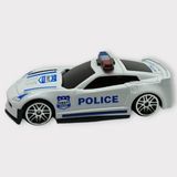 Asya Oyuncak Metal Mini Polis Arabası 8 cm - Polis - 1