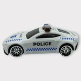 Asya Oyuncak Metal Mini Polis Arabası 8 cm - Polis - 5