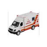 Asya Oyuncak Oyuncak Metal Çek Bırak Ambulans 10 cm