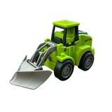 Asya Oyuncak Sürtmeli İş Makinesi 7756S-11-Yeşil Yol Açma Aracı