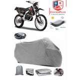 Asya Rx 250 Cross Branda Gri Arka Çanta Uyumlu(Topcase) Motosiket Brandası Motor Örtüsü Çadır Su Geçirmez Motosiklet Kılıfı Motor Brandası,lastikli,taşıma Torbalı