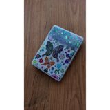 asya stil Çift Taraflı Simli Kapaklı Cep Makyaj Aynası .10CmX6Cm