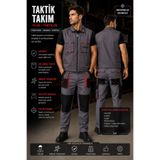 Asya Taktik İş Takımı Reflektif Çok Cepli İş Yeleği ve Kargo Pantolon
