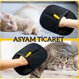 Asya Tüy Toplama Eldiveni Yeni Nesil Kedi Köpek 25X18 cm - 01-Siyah