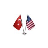 Asyabayrak Amerika İkili Masa Bayrağı AMERİKAİKİLİMASA