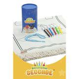 Asyabayrak, Boyamalı Yıkanabilir Eğitici Çocuk Seccadesi, BEYAZ, BOYAMALISECCADE