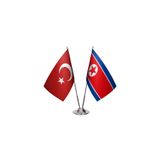 Asyabayrak, Kuzey Kore İkili Masa Bayrağı, KUZEYKORE2LİMASA