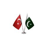 Asyabayrak Pakistan İkili Masa Bayrağı PAKİSTAN2LİMASA