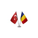Asyabayrak Romanya İkili Masa Bayrağı ROMANYA2LİMASA