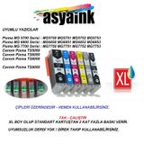 Asyaink Canon Pixma MG6850 Uyumlu 6 Renk Muadil Kartuş Seti