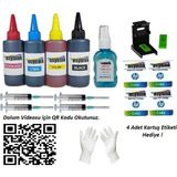 Asyaink HP 300-300XL Uyumlu 4x100ML Kartuş Dolum Seti