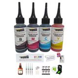 Asyaink HP 350-HP 351 Uyumlu 4 Renk 4x100ML Kartuş Dolum Seti