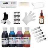 Asyaink Hp 704 Bk /cl Uyumlu 4X100ML Muadil Kartuş Dolum Seti - Renkli