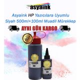 Asyaink HP 704 Siyah HP 2060 Uyumlu Kartuş Dolum Seti