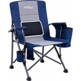 Asyaink Katlanabilir Kamp Sandalyesi - Bel Destekli - Soğutucu Çanta - Spine - Mavi/gri - 5480 gr - Renkli