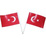 Asyaon Sopalı Kağıt Bayrak Küçük 10 Adet
