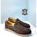 Asyya Hakiki Deri Taba/kahverengi Günlük Loafer Erkek Ayakkabısı 👞