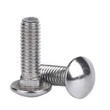 At Arabası Cıvataları, Paslanmaz Çelik 304 Taşıyıcı Cıvata Vidası(M5X30mm 10pcs)