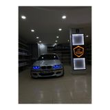 at aydın tuning Bmw E46 Uyumlu + Far Içi 4lü U Tip Rgb Angel 16 Renkli