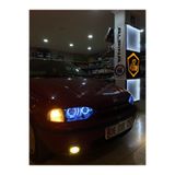 at aydın tuning FİAT PALİO UYUMLU - FAR İÇİ 4 LÜ O TİP RGB ANGEL 16 RENKLİ KUMANDALI