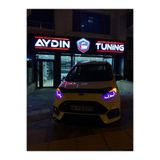 at aydın tuning Ford Courier Uyumlu Far Içi 4 lü L Tip Rgb Angel 16 Renkli Kumandalı