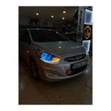 at aydın tuning HYUNDAİ ACCENT BLUE UYUMLU - FAR İÇİ O TİP RGB ANGEL 16 RENKLİ KUMANDALI