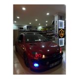 at aydın tuning PEUGEOT 206 UYUMLU FAR İÇİ 4 LÜ O TİP RGB ANGEL - 16 RENKLİ KUMANDALI