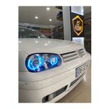 at aydın tuning Vw Scirocco Uyumlu - Far Içi 4lü U Tip Rgb Angel 16 Renkli