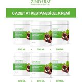 At Kestanesi Jeli, Masaj Kremi 500 ml (6 Adet x 500 Ml) - 6 x 500 ML