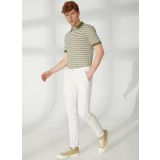AT.P.CO A261DAN78TC506/TB Beyaz Normal Bel Normal Paça Slim Fit Erkek Pantolon