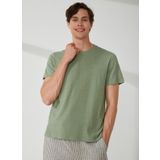 AT.P.CO A266T32748 Bisiklet Yaka Yeşil Erkek T-shirt