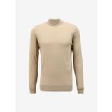 AT.P.CO A274A07EMP Açık Kahve Yarım Balıkçı Yaka Slim Fit Erkek Kazak