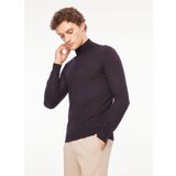 AT.P.CO A274A07EMP Siyah Yarım Balıkçı Yaka Slim Fit Erkek Kazak