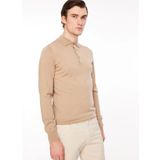 AT.P.CO A274A08EMP Açık Kahve Polo Yaka Slim Fit Erkek Kazak