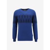 AT.P.CO A274A24L126/E Lacivert Bisiklet Yaka Slim Fit Erkek Kazak