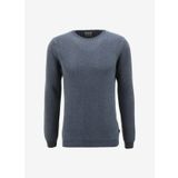 AT.P.CO A274S37COLD Koyu Mavi Bisiklet Yaka Slim Fit Erkek Kazak
