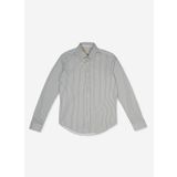 AT.P.CO A276CARLS98F Gri Slim Fit Gömlek Yaka Erkek Gömlek