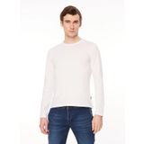 AT.P.CO A279T72COT Beyaz Bisiklet Yaka Erkek T-Shirt