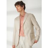AT.P.COA262ALAN60TP946 Bej Uzun Cepli Slim Fit Yazlık Erkek Ceket