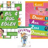 Ata 4.sınıf Bil Bul Eğlen + Dikkat Akıl Zeka Oyunları