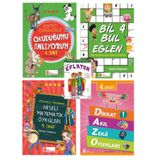 Ata 4.sınıf Okuduğumu Anlıyorum + Neşeli Matematik Öyküleri + Bil Bul + Dikkat Akıl Zeka Oyunları